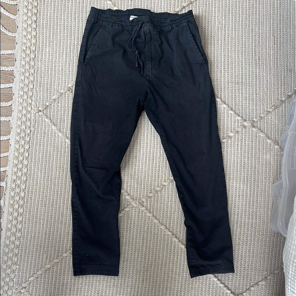 Emerson Fry Black Drawstring Pants